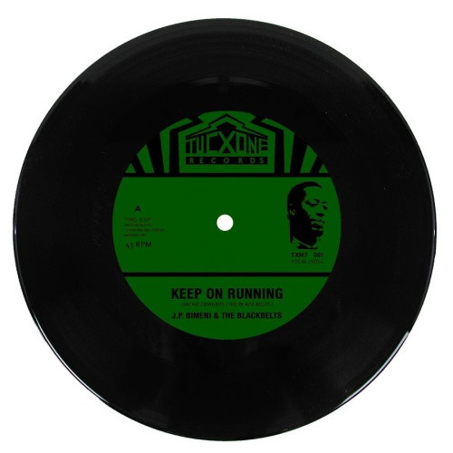 J.P. Bimeni & The Black Belts - Keep On Running - 7" Vinyl