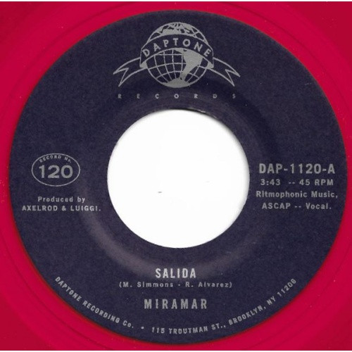 Miramar - Salida / Urgencia - 7" Colored Vinyl
