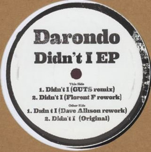 Darondo - Didn't I Ep - 12" Vinyl