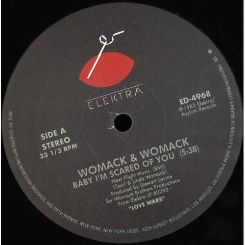 Womack & Womack / Dee Dee Bridgewater - Baby I'm Scared Of You / Sweet Rain - 12" Vinyl