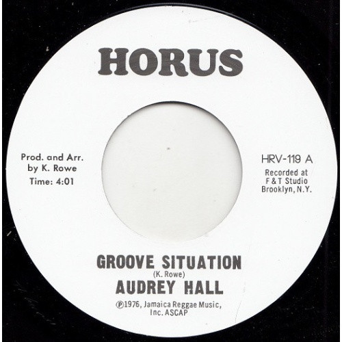 Audrey Hall - Groove Situation - 7" Vinyl