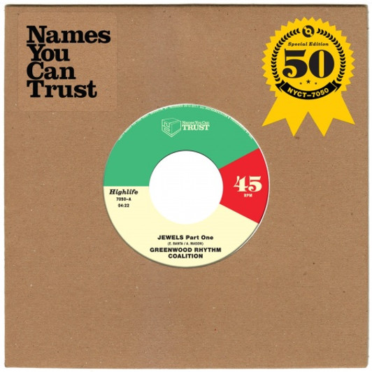 Greenwood Rhythm Coalition - Jewels - 7" Vinyl Greenwood Rhythm Coalition - Jewels - 7" Vinyl