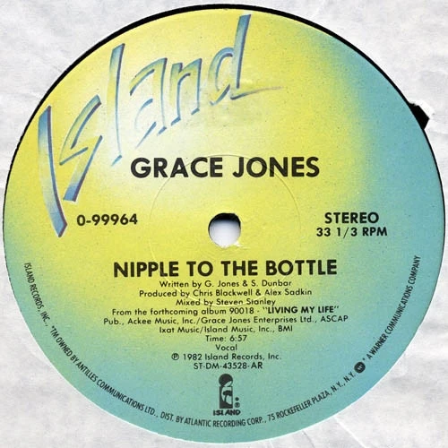 Grace Jones - Nipple To The Bottle - 12" Vinyl