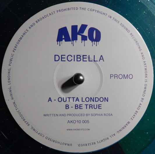 Decibella - Outta London / Be True - 10" Colored Vinyl Decibella - Outta London / Be True - 10" Colored Vinyl