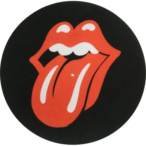 The Rolling Stones - Tongue Logo (Black) - Single Slipmat