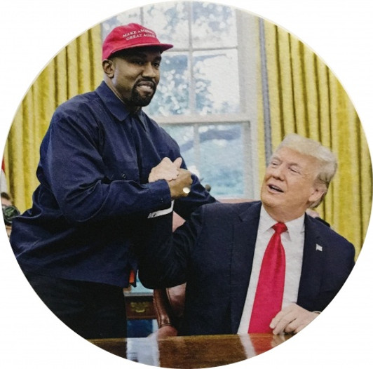 Kanye West & Donald Trump (aka Donye) - Together Again - Single Slipmat