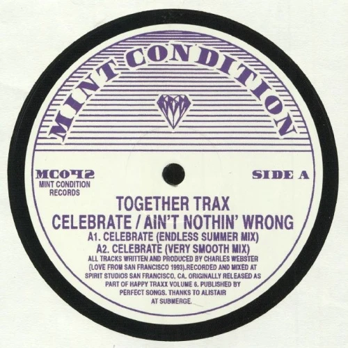 Together Trax - Celebrate / Ain't Nothin' Wrong - 12" Vinyl