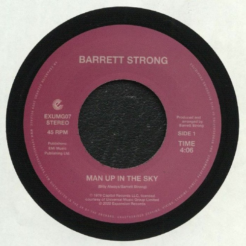 Barrett Strong - Man Up In The Sky - 7" Vinyl
