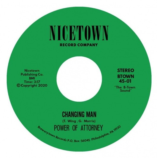 Power Of Attorney - Changing Man - 7" Vinyl Power Of Attorney - Changing Man - 7" Vinyl