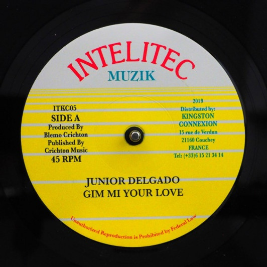 Junior Delgado - Gim Mi Your Love - 7" Vinyl