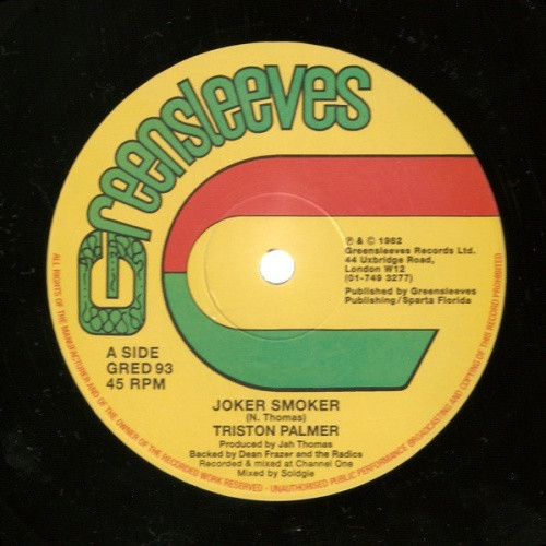 Triston Palma - Joker Smoker - 12" Vinyl