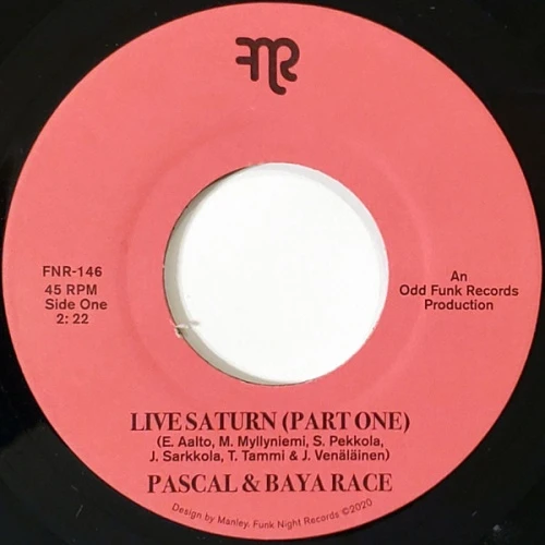 Pascal & Baya Race - Live Saturn - 7" Vinyl