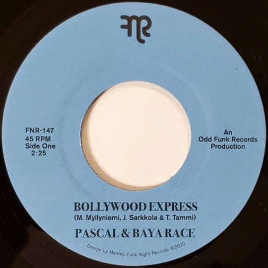 Pascal & Baya Race - Bollywood Express - 7" Vinyl Pascal & Baya Race - Bollywood Express - 7" Vinyl
