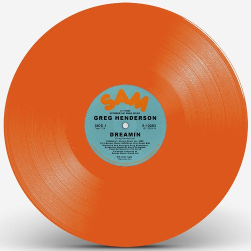Greg Henderson - Dreamin - 12" Colored Vinyl
