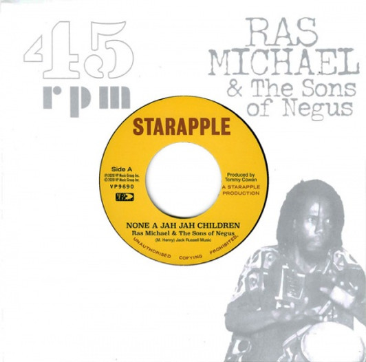Ras Michael & The Sons Of Negus - None A Jah Jah Children - 7" Vinyl Ras Michael & The Sons Of Negus - None A Jah Jah Children - 7" Vinyl