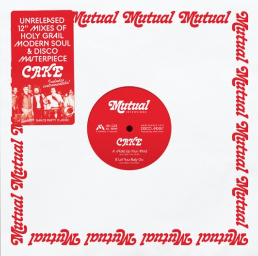 Cake - Make Up Your Mind / Let Your Body Go - 12" Vinyl Cake - Make Up Your Mind / Let Your Body Go - 12" Vinyl