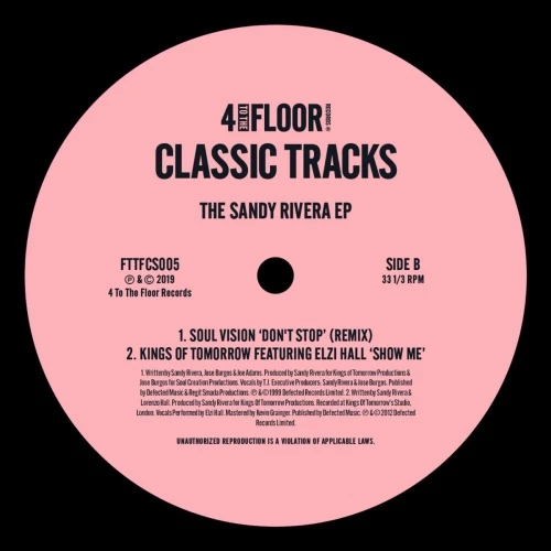 Various Artists - The Sandy Rivera Ep - 12" Vinyl