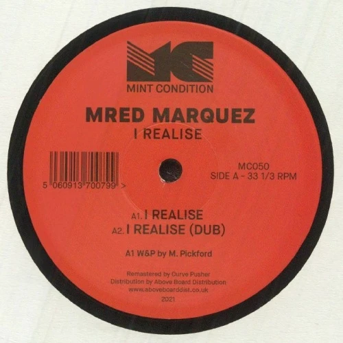 Mred Marquez - I Realise - 12" Vinyl
