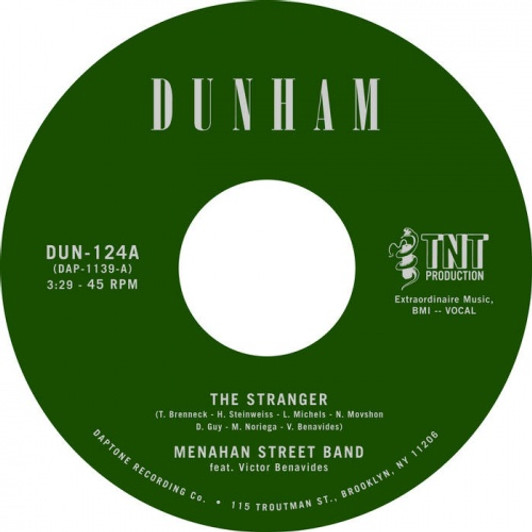 Menahan Street Band - The Stranger - 7" Vinyl