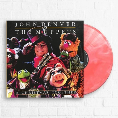 John Denver & The Muppets - A Christmas Together (Candy Cane Swirl) - LP Colored Vinyl