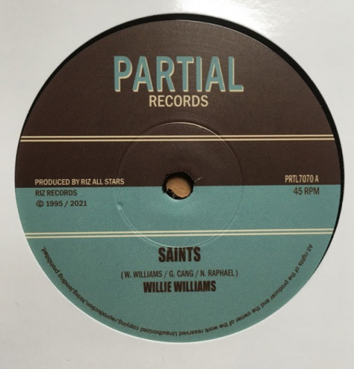 Willie Williams - Saints - 7" Vinyl