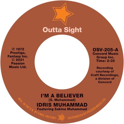 Idris Muhammad / Jean Shy - I'm A Believer / What Can I Do.. - 7" Vinyl