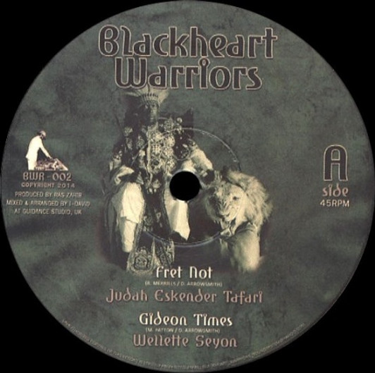 Judah Eskender Tafari / Wellette Seyon / I-David - Fret Not - 10" Vinyl