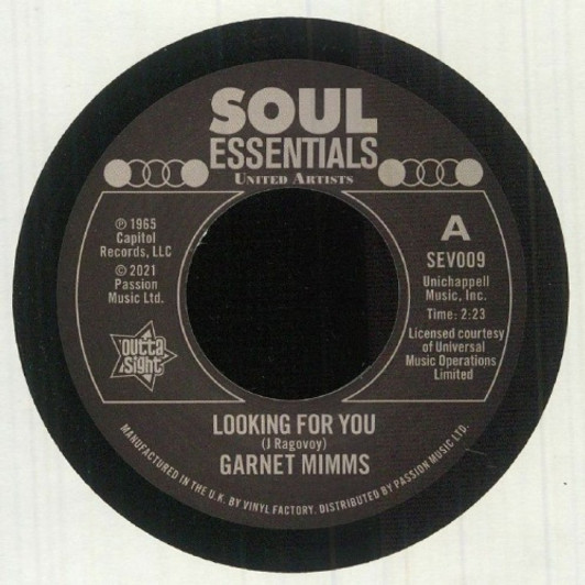 Garnet Mimms - Looking For You / As Long As I Have You - 7" Vinyl Garnet Mimms - Looking For You / As Long As I Have You - 7" Vinyl