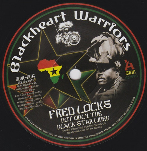 Fred Locks - Not Only The Black Star Liner - 7" Vinyl