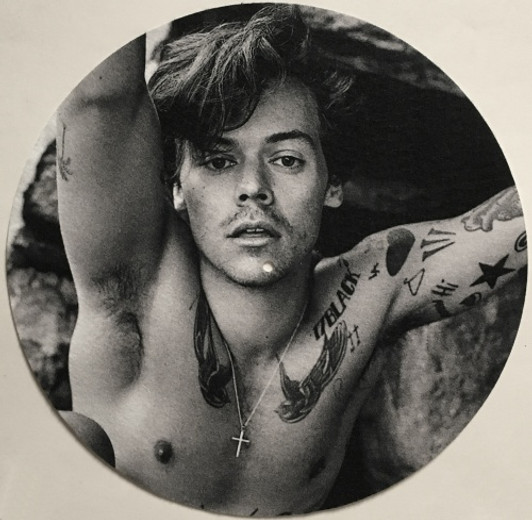 Harry Styles - #2 (Black & White Portrait) - Single Slipmat Harry Styles - #2 (Black & White Portrait) - Single Slipmat