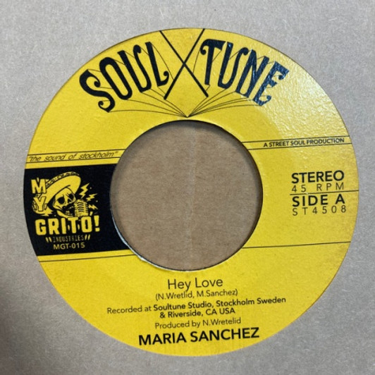 Maria Sanchez - Hey Love / Give Me Your Lovin' - 7" Vinyl Maria Sanchez - Hey Love / Give Me Your Lovin' - 7" Vinyl