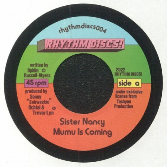 Sister Nancy / Lady Patra - Tachyon Presents DJ Ladies Sampler - 7" Vinyl