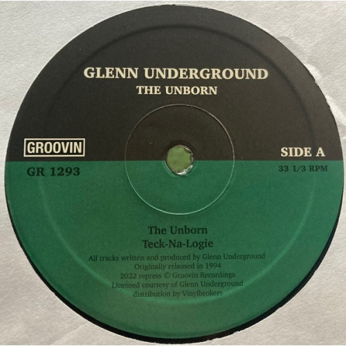 Glenn Underground - The Unborn - 12" Vinyl