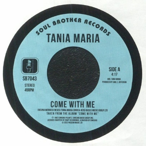 Tania Maria - Come With Me - 7" Vinyl