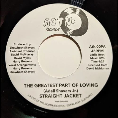 Straight Jacket - The Greatest Part Of Loving - 7" Vinyl