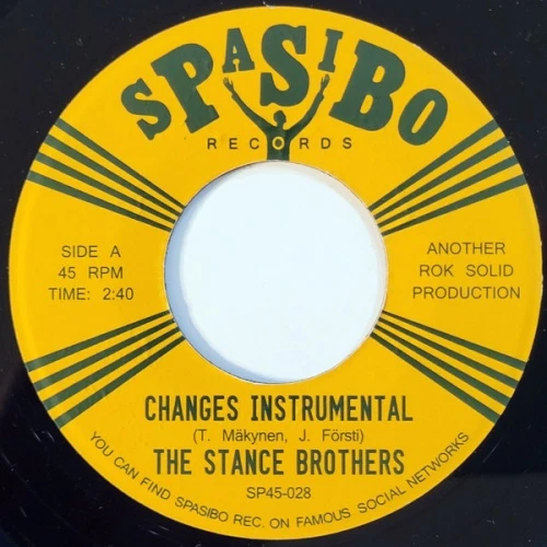 The Stance Brothers - Changes / Gone (Instrumentals) - 7" Vinyl
