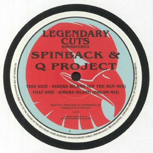 Spinback & Q Project - Rikers Island - 12" Vinyl