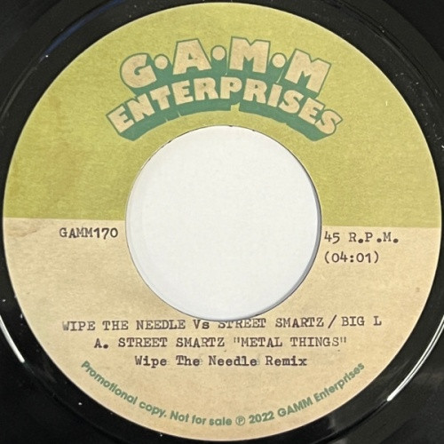 Wipe The Needle - Street Smarts / Big L Remixes - 7" Vinyl