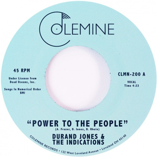 Durand Jones & The Indications - Power To The People - 7" Vinyl