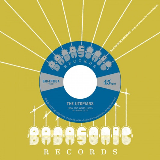 The Utopians - How The World Turns - 7" Vinyl