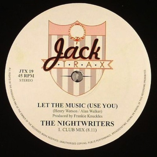 Nightwriters - Let the Music Use You - 12" Vinyl