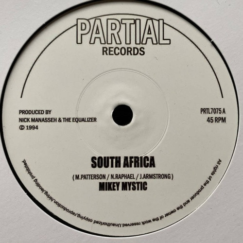 Mikey Mystic - South Africa - 7" Vinyl