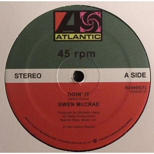 Gwen Mccrae - Doin' It / 90% Of Me Is You - 12" Vinyl