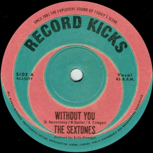 The Sextones - Without You - 7" Vinyl The Sextones - Without You - 7" Vinyl