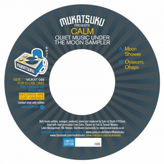 Calm - Quiet Music Under The Moon Sampler - 7" Vinyl