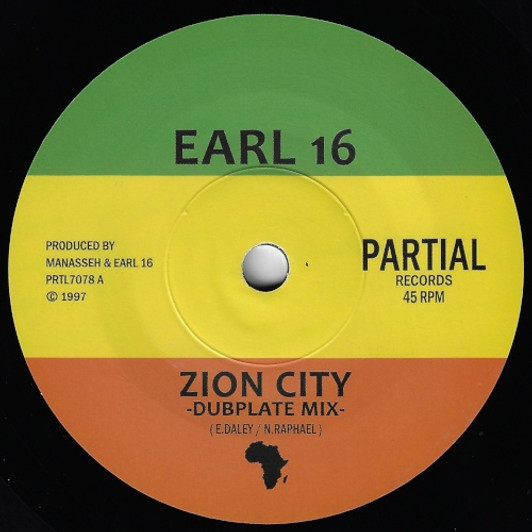 Earl 16 & Manasseh - Zion City - 7" Vinyl Earl 16 & Manasseh - Zion City - 7" Vinyl