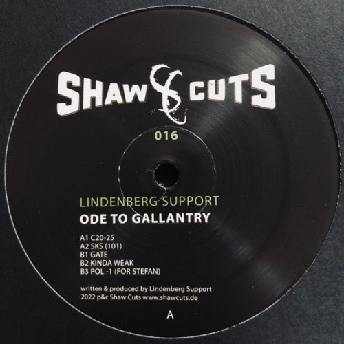 Lindenberg Support - Ode To Gallantry - 12" Vinyl