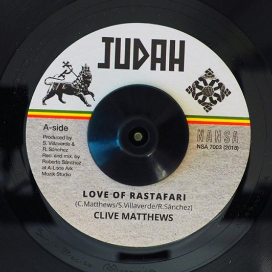 Clive Matthews / Lone Ark Riddim Force - Love Of Rastafari - 7" Vinyl