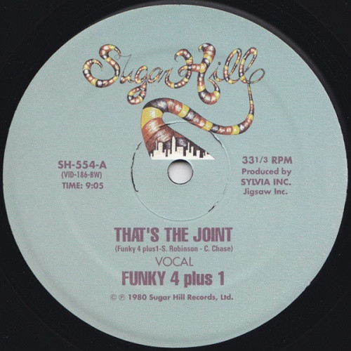 Funky 4 + 1 - That's The Joint - 12" Vinyl
