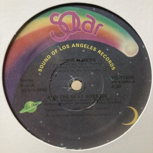 The Whispers / Shalamar - And The Beat Goes On / Take That To The Bank - 12" Vinyl